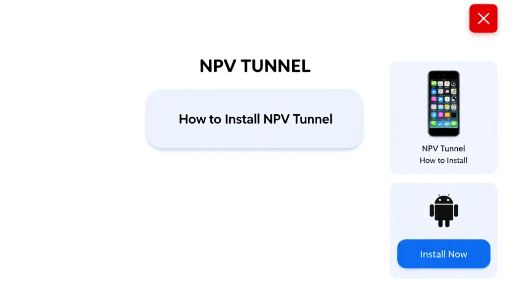 آموزش کامل نصب NPV Tunnel در اندروید